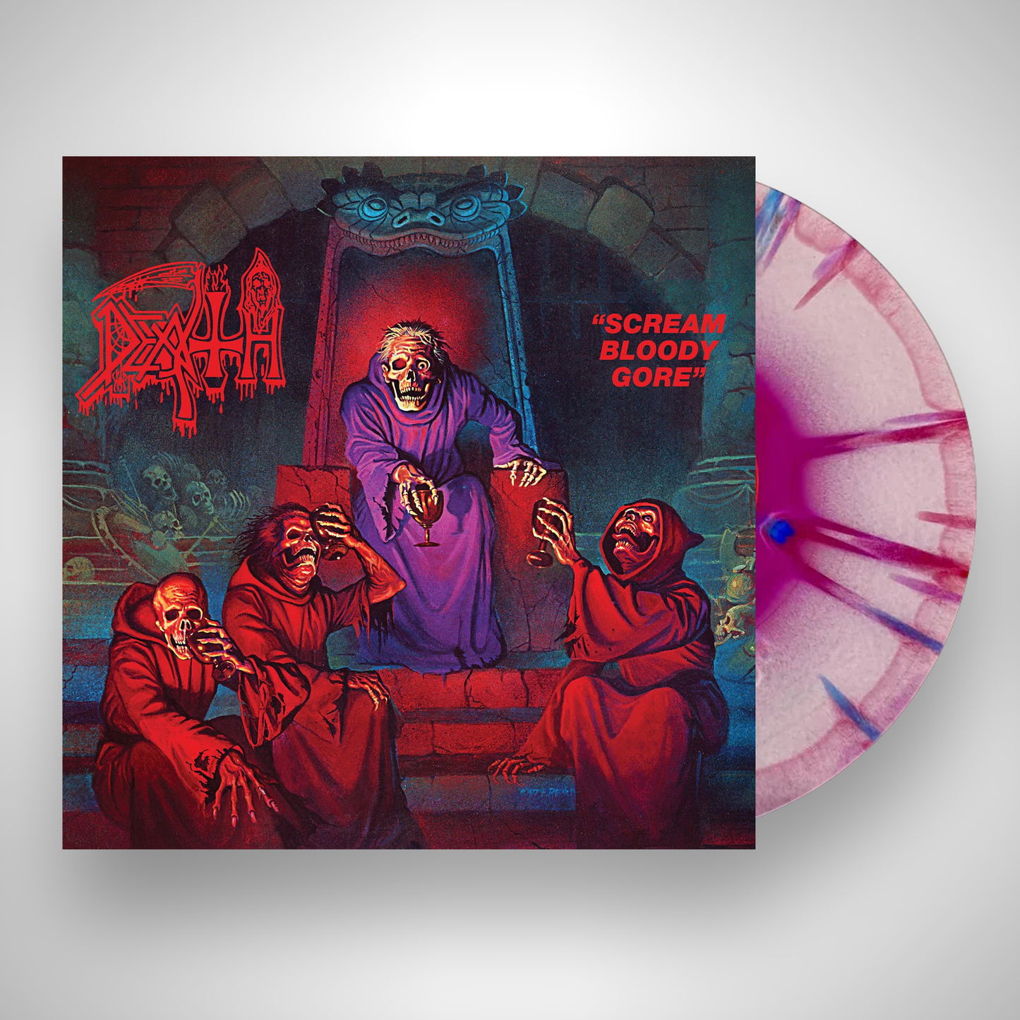 Scream Bloody Gore - Violet & Bone & Red & Blue Splatter