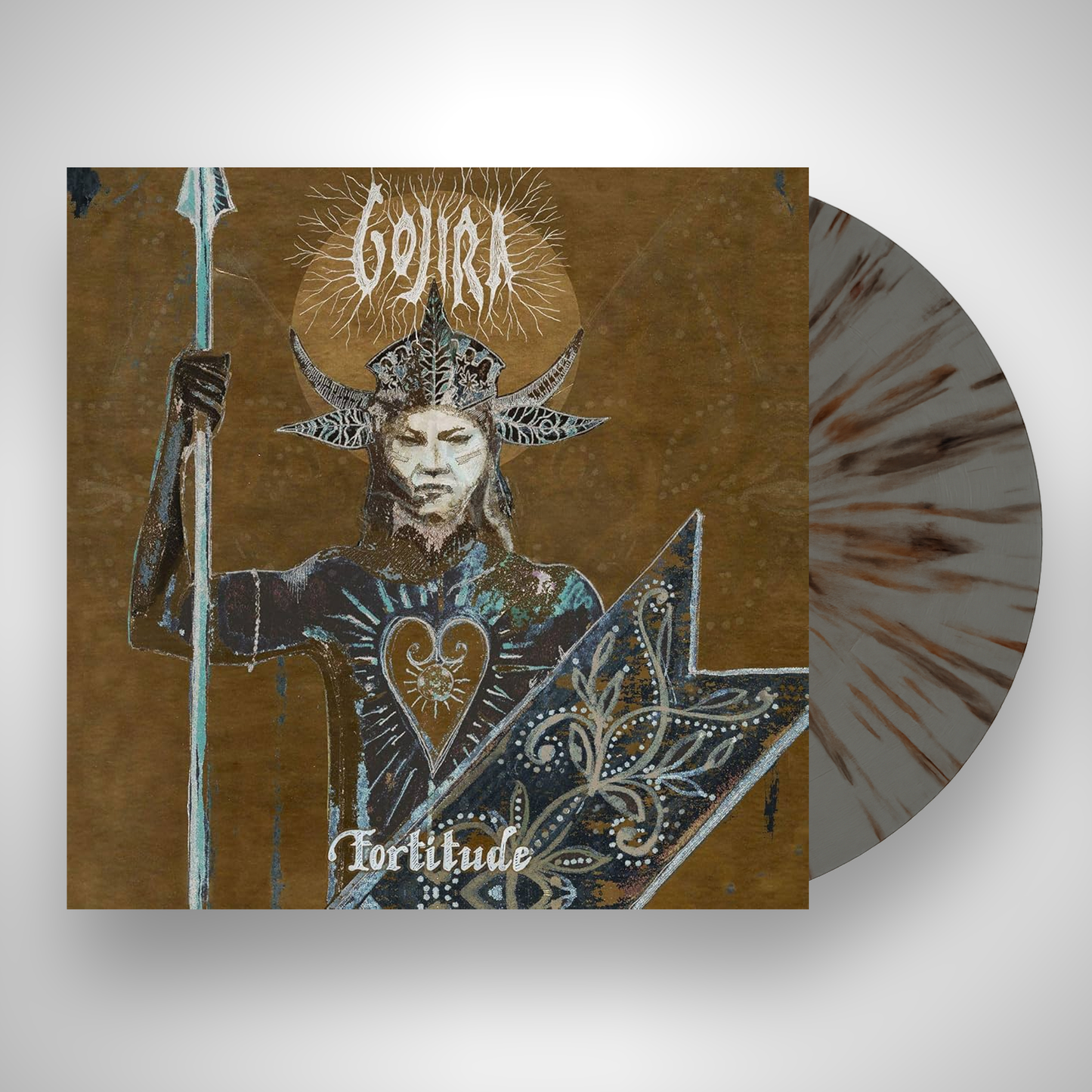 Fortitude - Grey & Brown Splatter