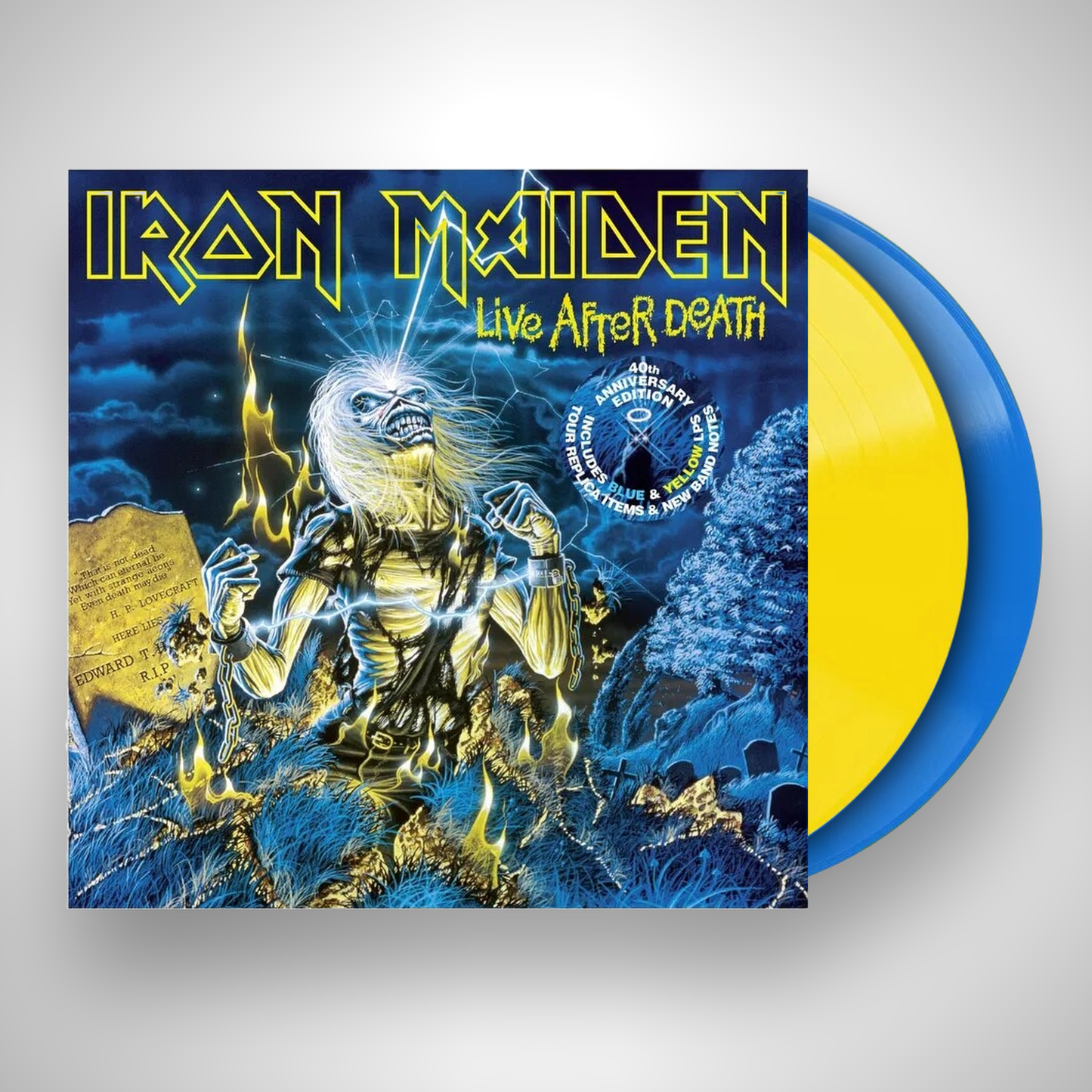 Live After Death - Blue & Yellow