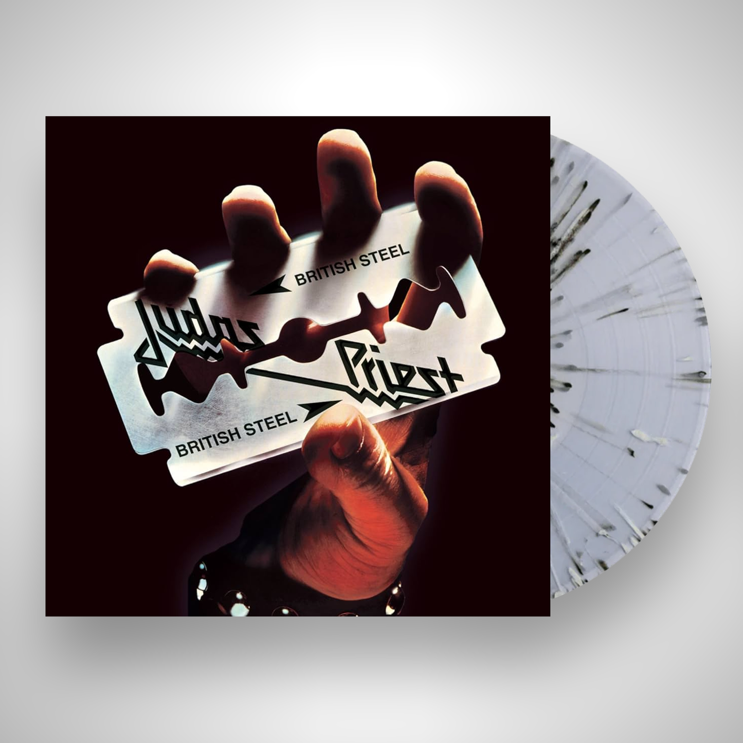 British Steel - Transparent & Black & White Splatter