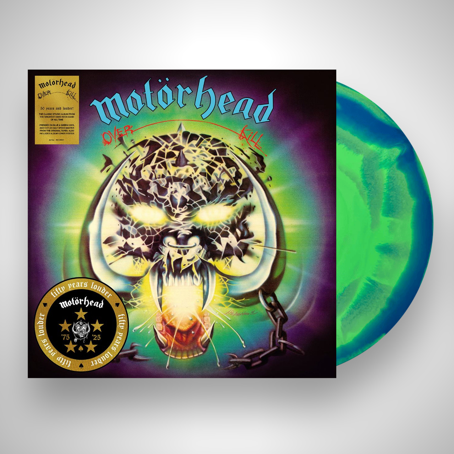 Overkill - Blue & Green Splatter