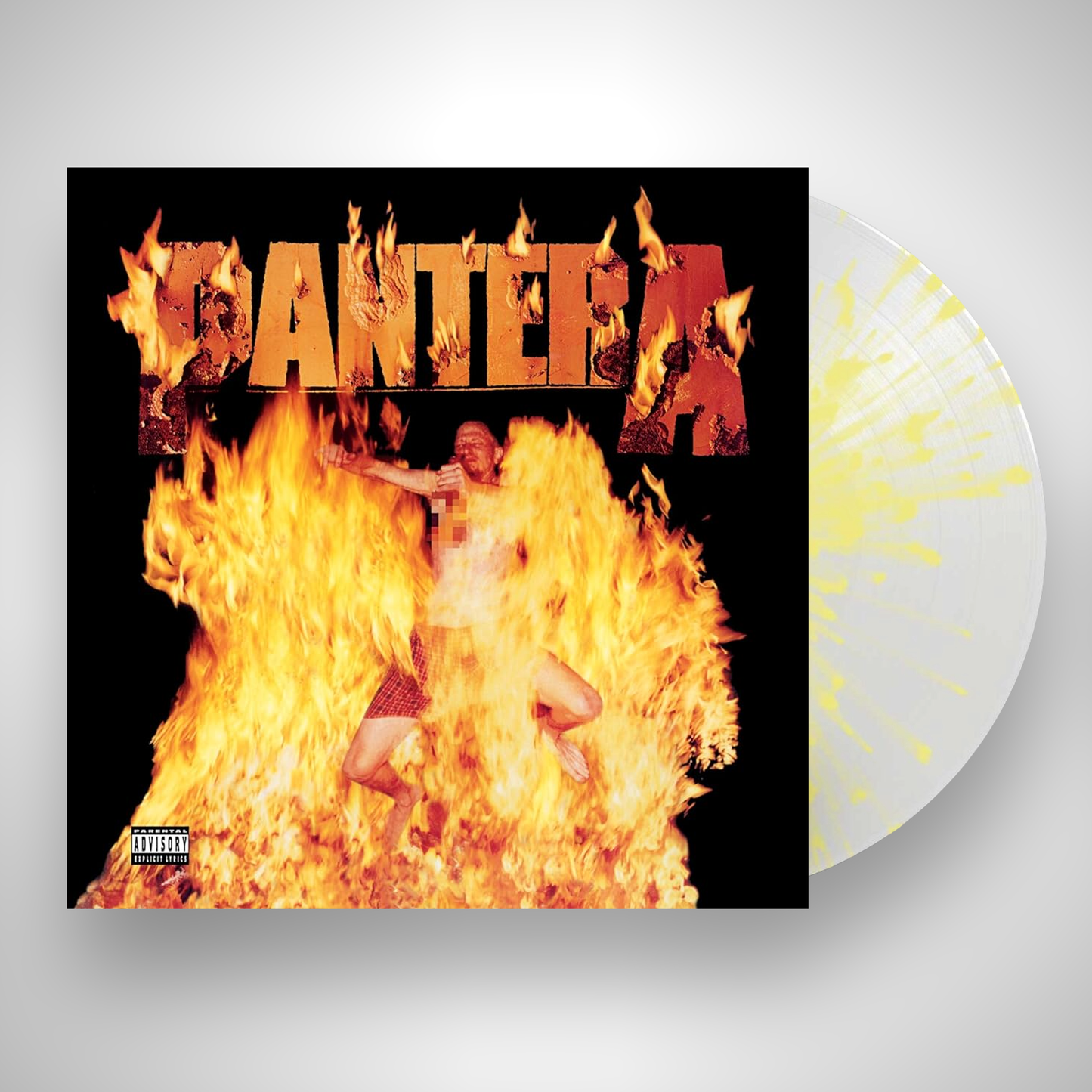 Reinventing The Steel - White & Southern Flames Yellow Marbled