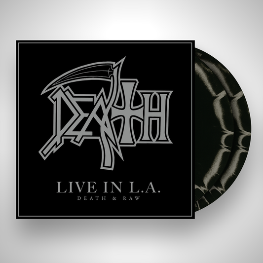 Live In L.A. Death & Raw - Black & Silver Merge Splatter