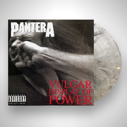 Vulgar Display Of Power - White & True Metal Gray Marbled