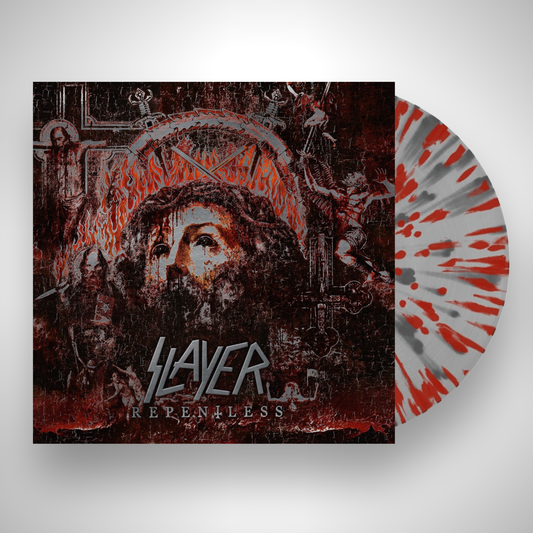 Repentless - Clear Silver & Red Splatter