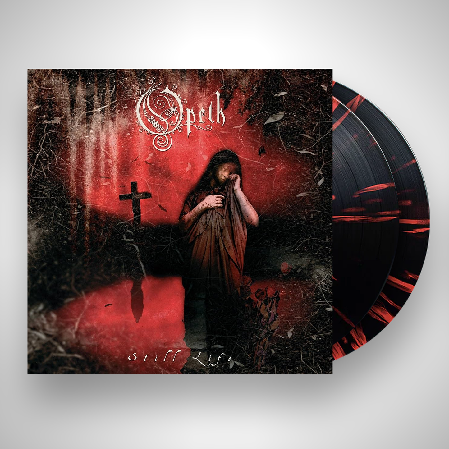 Still Life - Black & Red Splatter